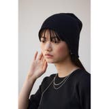 BLK | リブニットライトビーニー | AZUL BY MOUSSY