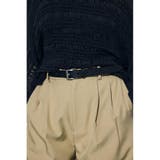 スクエアバックルレザーベルト | AZUL BY MOUSSY | 詳細画像1 