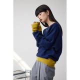 バイカラードルマンニットプルオーバー | AZUL BY MOUSSY | 詳細画像13
