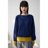 バイカラードルマンニットプルオーバー | AZUL BY MOUSSY | 詳細画像15