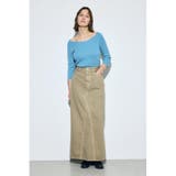 AZUL DENIM カラーストレートデニムスカート | AZUL BY MOUSSY | 詳細画像14 