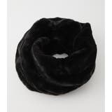 BLK | ECO FUR SINGLE SNOOD | AZUL BY MOUSSY