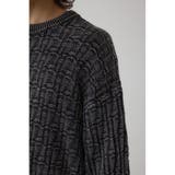 ヴィンテージライクジャガードニット | AZUL BY MOUSSY | 詳細画像9 