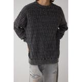 L/BLK1 | ヴィンテージライクジャガードニット | AZUL BY MOUSSY