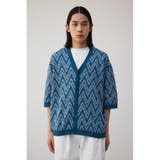 ジグザクパターン半袖カーディガン | AZUL BY MOUSSY | 詳細画像15