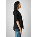 TULLE SET MESSAGE PRINT TEE | AZUL BY MOUSSY | 詳細画像17 