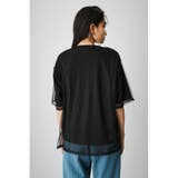 TULLE SET MESSAGE PRINT TEE | AZUL BY MOUSSY | 詳細画像18 