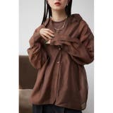 BRN | インナーSETオフショルダーシアーシャツ | AZUL BY MOUSSY