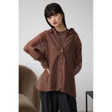 インナーSETオフショルダーシアーシャツ | AZUL BY MOUSSY | 詳細画像21 