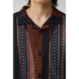 メッシュ開襟長袖シャツ | AZUL BY MOUSSY | 詳細画像18
