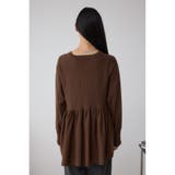 ペプラムデザインニットトップス | AZUL BY MOUSSY | 詳細画像17 