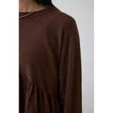 ペプラムデザインニットトップス | AZUL BY MOUSSY | 詳細画像19 