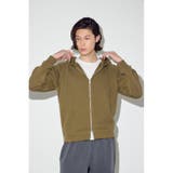 裏毛ジップアップパーカー | AZUL BY MOUSSY | 詳細画像31 