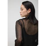 シアークルーネックボタンカーディガン | AZUL BY MOUSSY | 詳細画像12
