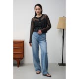 シアークルーネックボタンカーディガン | AZUL BY MOUSSY | 詳細画像14