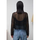 シアークルーネックボタンカーディガン | AZUL BY MOUSSY | 詳細画像17