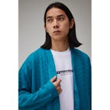 ジオメトリックシアーカットカーディガン | AZUL BY MOUSSY | 詳細画像12
