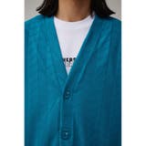 ジオメトリックシアーカットカーディガン | AZUL BY MOUSSY | 詳細画像18