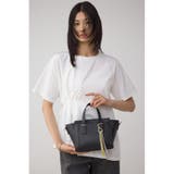 BLK | チャームセットトラペイズドバッグ | AZUL BY MOUSSY