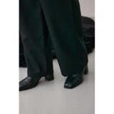 ワイドベルトツイルイージーパンツ | AZUL BY MOUSSY | 詳細画像11