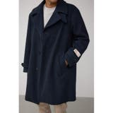 D/NVY3 | ウール混ステンカラーコート | AZUL BY MOUSSY