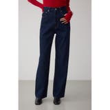 One Wash1 | AZUL DENIM ハイウエストワイドデニム | AZUL BY MOUSSY