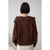 フリンジデザインニットトップス | AZUL BY MOUSSY | 詳細画像17 