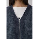 WZIPベロアラメモールカーデ | AZUL BY MOUSSY | 詳細画像30 