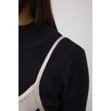 ライン柄ニットキャミワンピセット | AZUL BY MOUSSY | 詳細画像10