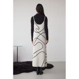 ライン柄ニットキャミワンピセット | AZUL BY MOUSSY | 詳細画像7