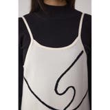 ライン柄ニットキャミワンピセット | AZUL BY MOUSSY | 詳細画像8
