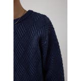 ダイヤ柄ニットトップス | AZUL BY MOUSSY | 詳細画像20 