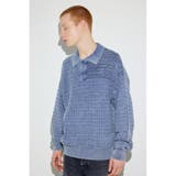 ヴィンテージウォッシュニットポロ | AZUL BY MOUSSY | 詳細画像13