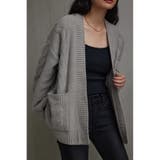 シェニールケーブルニットカーディガン | AZUL BY MOUSSY | 詳細画像34