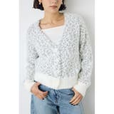 柄アソートニットカーディガン | AZUL BY MOUSSY | 詳細画像1