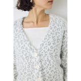 柄アソートニットカーディガン | AZUL BY MOUSSY | 詳細画像5