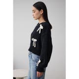 リボンモチーフニット | AZUL BY MOUSSY | 詳細画像6 
