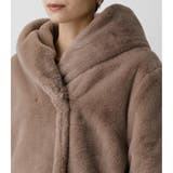 FLUFFY HOODIE SHORT COAT | AZUL BY MOUSSY | 詳細画像28