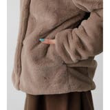 FLUFFY HOODIE SHORT COAT | AZUL BY MOUSSY | 詳細画像29