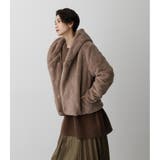 FLUFFY HOODIE SHORT COAT | AZUL BY MOUSSY | 詳細画像22