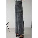 ケミカルウォッシュロングカーゴスカート | AZUL BY MOUSSY | 詳細画像6 