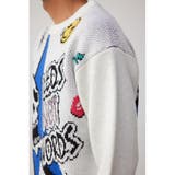 スカルグラフィック総柄ニット | AZUL BY MOUSSY | 詳細画像8