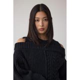 オープンショルダーケーブルニット | AZUL BY MOUSSY | 詳細画像15
