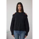 オープンショルダーケーブルニット | AZUL BY MOUSSY | 詳細画像18