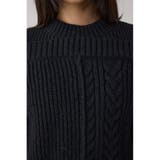オープンショルダーケーブルニット | AZUL BY MOUSSY | 詳細画像21