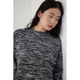ミックスヤーンニットトップス | AZUL BY MOUSSY | 詳細画像1