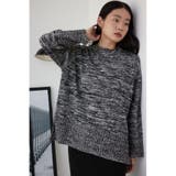 ミックスヤーンニットトップス | AZUL BY MOUSSY | 詳細画像2