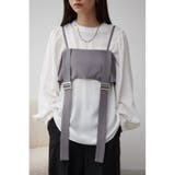 GRY | ガータービスチェレイヤードトップス | AZUL BY MOUSSY