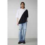 パイピングバイカラートップス | AZUL BY MOUSSY | 詳細画像3
