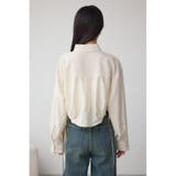 ラウンドヘムドロストシャツ | AZUL BY MOUSSY | 詳細画像6